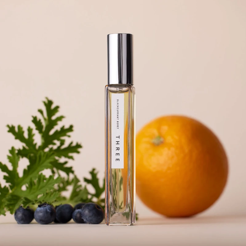 THREE精油淡香水(#03果實 BLACKCURRANT BERET)9ml，NT1,750