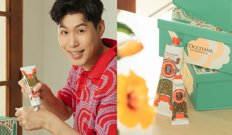 左 : 馬克手拿歡聚乳油木暖心舒芙護手霜150ml NT. 1,150 (限量) 右 : 歡聚乳油木暖心舒芙護手霜30ml NT. 400/ 150ml NT. 1,150 (限量) 左 : 馬克手拿歡聚乳油木暖心舒芙護手霜150ml NT. 1,150 (限量) 右 : 歡聚乳油木暖心舒芙護手霜30ml NT. 400/ 150ml NT. 1,150 (限量)