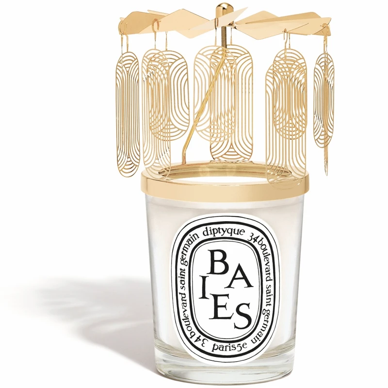 Diptyque 2023聖誕限量旋轉燭罩及漿果蠟燭190g,NT4,400 Diptyque 2023聖誕限量旋轉燭罩及漿果蠟燭190g,NT4,400