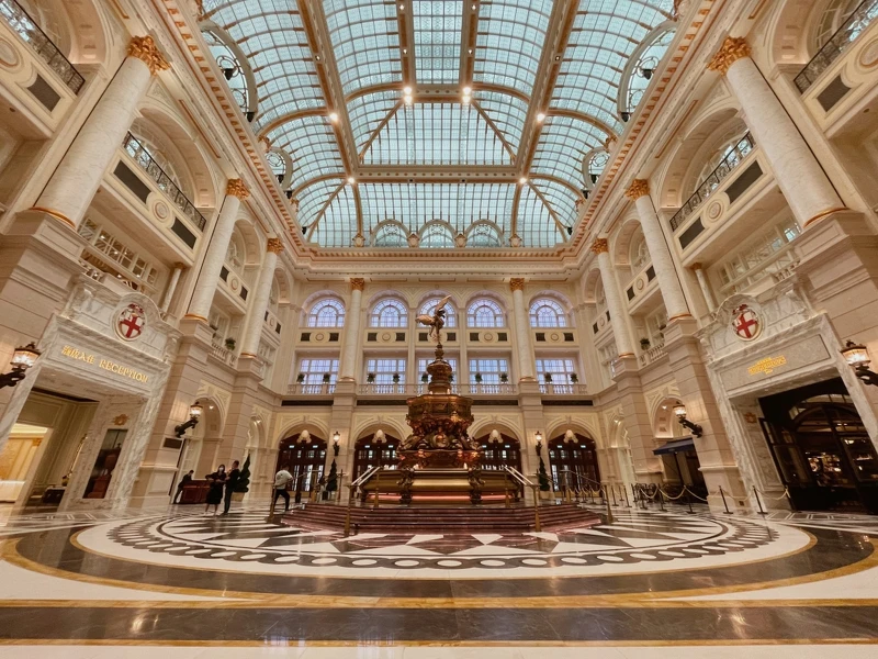 璀璨華麗的水晶金殿(Crystal Palace)。 璀璨華麗的水晶金殿(Crystal Palace)。