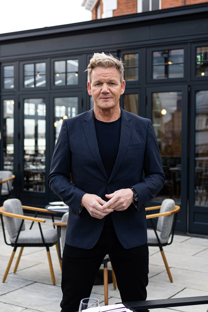 英國名廚 Gordon Ramsay。 英國名廚 Gordon Ramsay。
