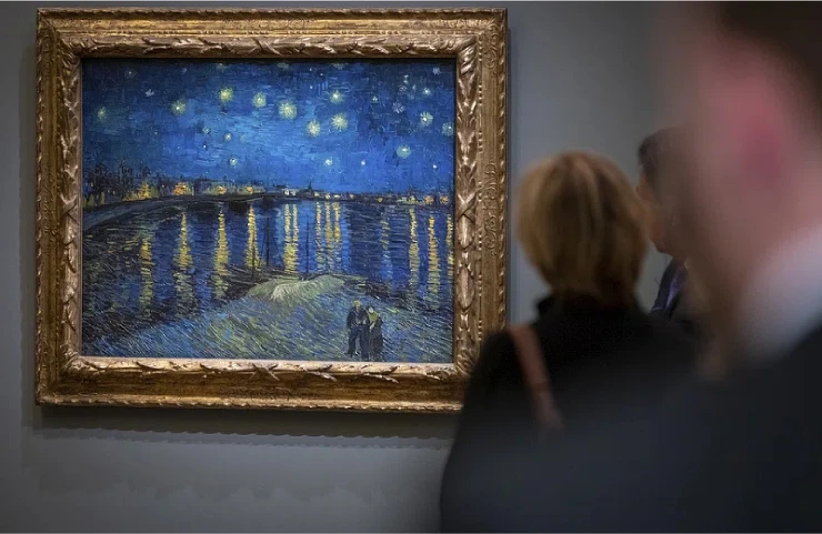 印象派150週年光影藝術展,展區一。 印象派150週年光影藝術展,展區一。