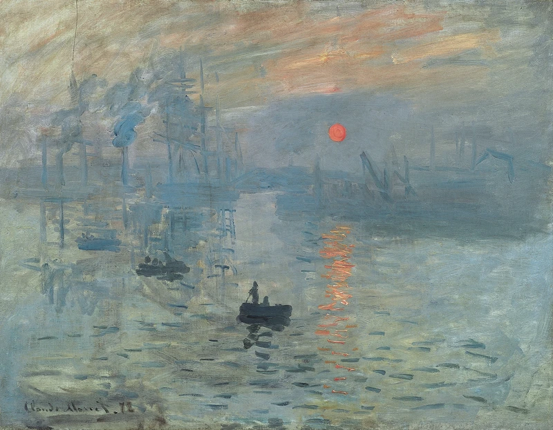莫內《印象.日出》。圖/Claude Monet, Public domain, via Wikimedia Commons 莫內《印象.日出》。圖/Claude Monet, Public domain, via Wikimedia Commons