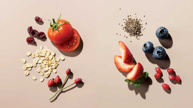 紐西蘭Trilogy專利複合成份,左為「Rosapene™」、右為「Glycablend™」。 紐西蘭Trilogy專利複合成份,左為「Rosapene™」、右為「Glycablend™」。