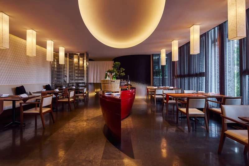 「Ukai Kaiseki 懷石」用餐空間。 「Ukai Kaiseki 懷石」用餐空間。