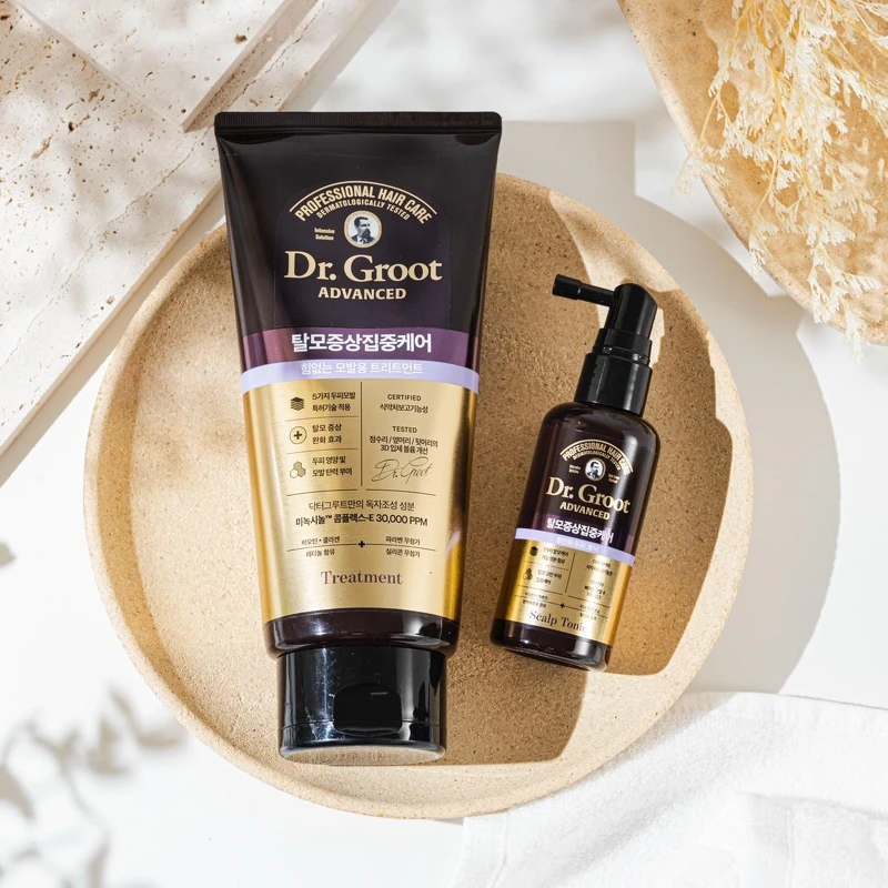 Dr. Groot健髮護髮素-蓬盈與高濃縮頭皮精華,健髮同時養髮。 Dr. Groot健髮護髮素-蓬盈與高濃縮頭皮精華,健髮同時養髮。