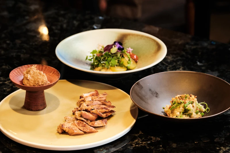 AKAME _ 獨門烤肉搭小米蔬菜沙拉