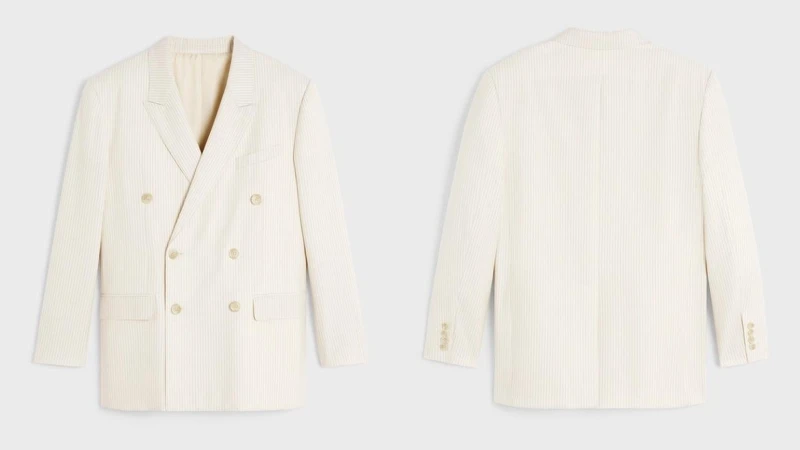 薄條紋羊毛JUDE外套 NT.120,000