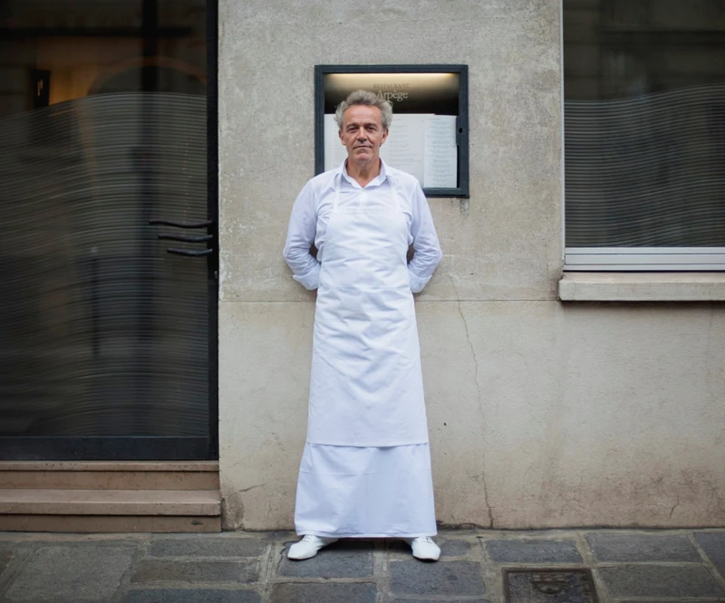 米其林蔬食先鋒— Alain Passard 主廚。 米其林蔬食先鋒— Alain Passard 主廚。