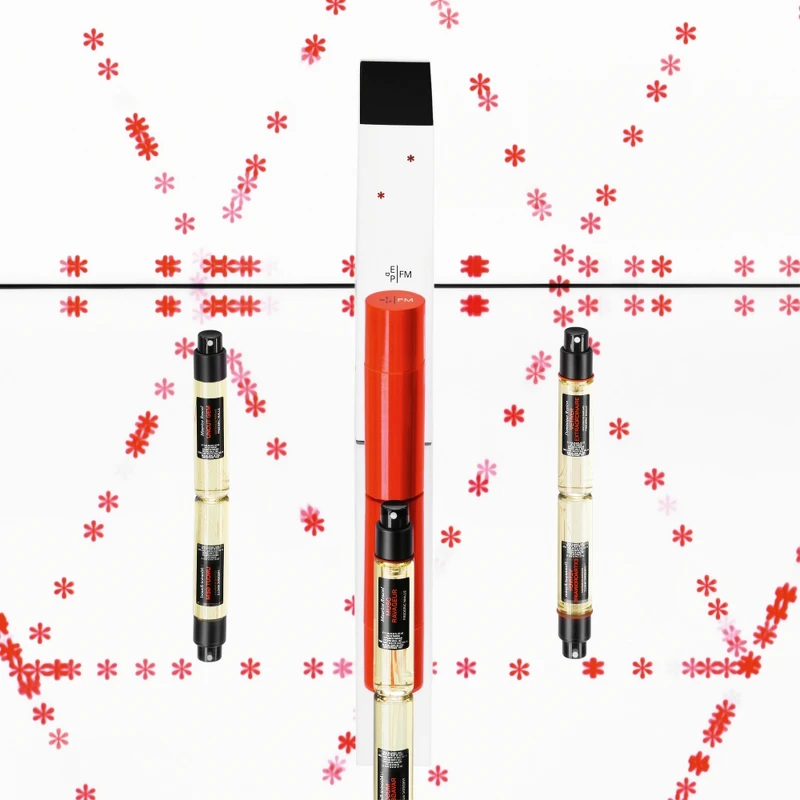 Edition De Parfums Frédéric Malle馥馬爾香氛出版社-雪地曠野限定款(法國情人10ml、不羈香根草淡香精10ml、裸慾原鑽淡香精10ml，馥馬爾香氛隨身瓶(紅))，NT9,000