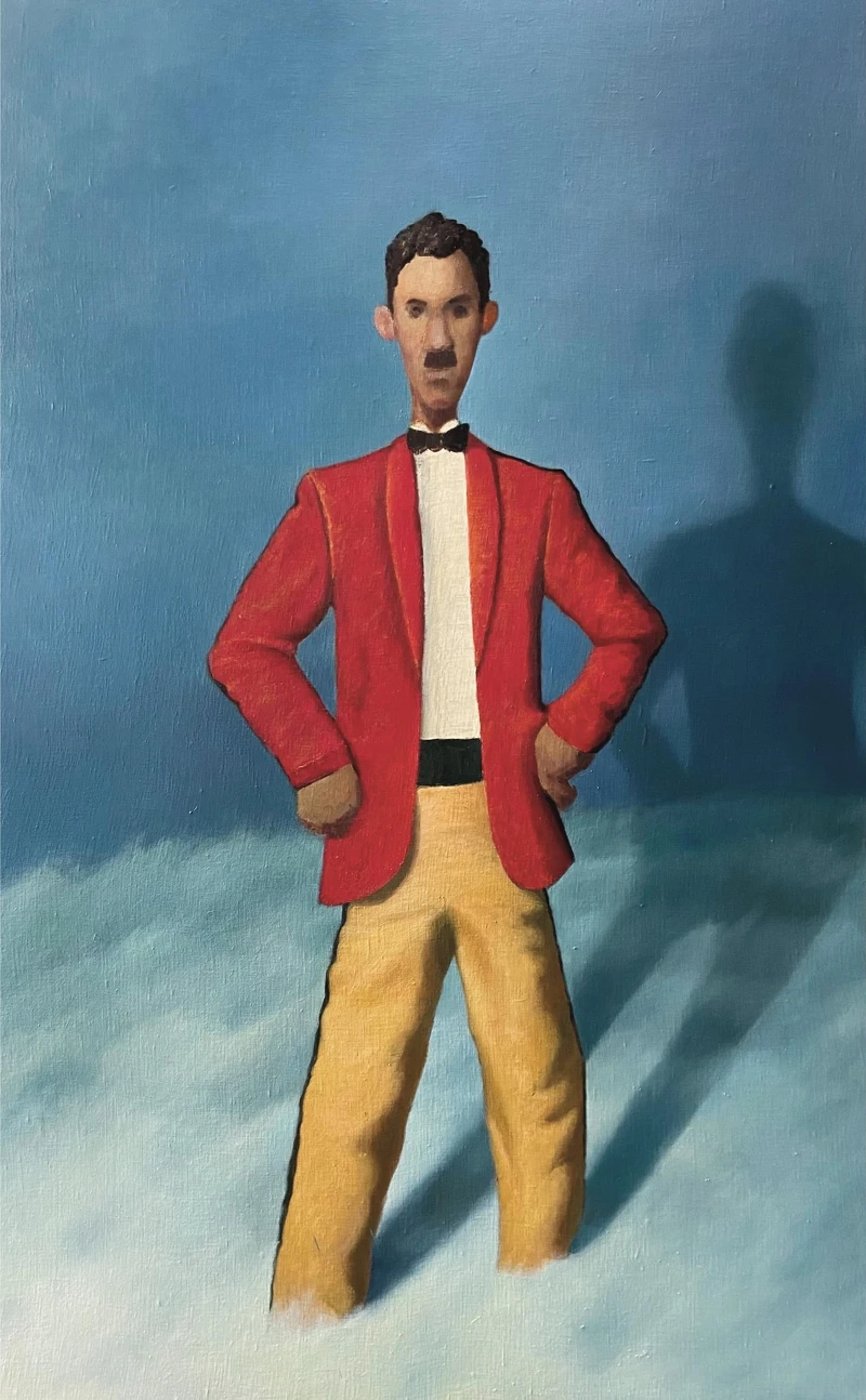 神戸元町歩歩琳堂画廊Munehiro YOSHIMURA 吉村宗浩 Mr. Palomar above the clouds Oil on canvas 147.5 x 92.0 cm 2023 神戸元町歩歩琳堂画廊Munehiro YOSHIMURA 吉村宗浩 Mr. Palomar above the clouds Oil on canvas 147.5 x 92.0 cm 2023