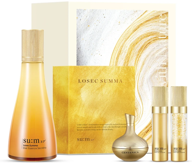 su:m37°甦秘金萃極緻無痕系列璀璨禮盒，NT6,520