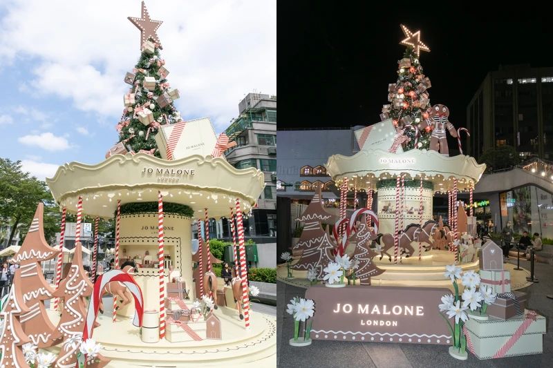 (Jo Malone London 童話薑餅聖誕遊樂園地日夜都漂亮。 (Jo Malone London 童話薑餅聖誕遊樂園地日夜都漂亮。