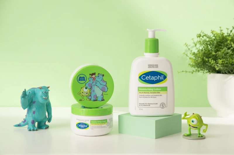 Cetaphil舒特膚聯手迪士尼超人氣皮克斯動畫《怪獸電力公司》。