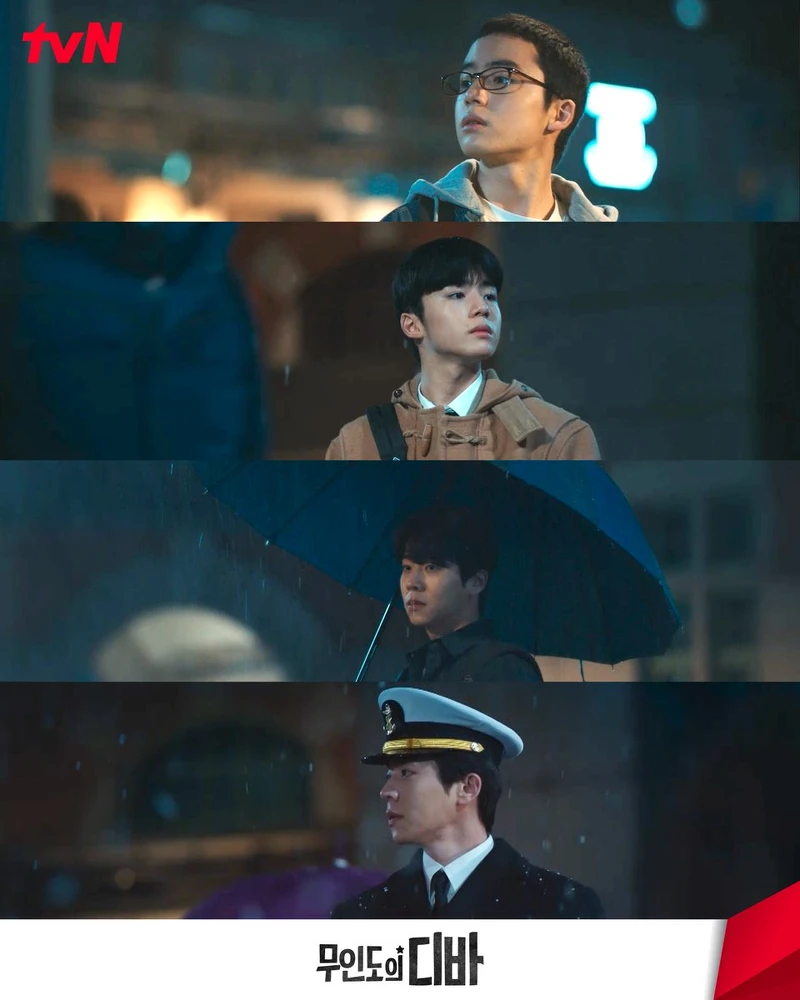 保傑在首爾車站等木河多年，和網友推理一致，為找木河選擇海軍當兵