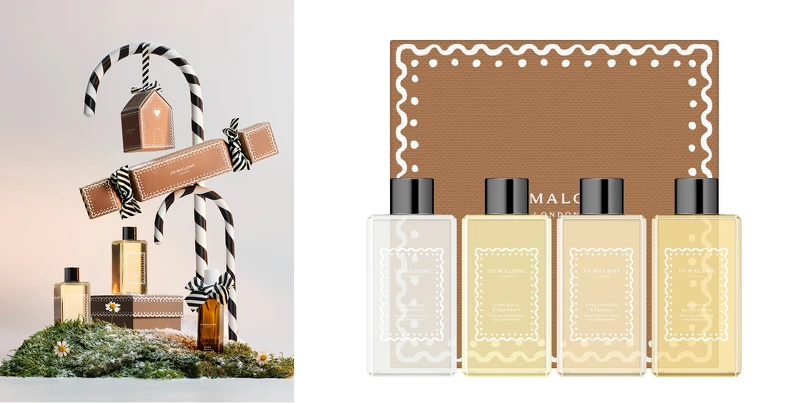 童話薑餅聖誕明星潔淨香氛禮盒 NT4,600 內含:牡丹與嫣紅麂絨、青檸羅勒與柑橘、英國梨與小蒼蘭、鼠尾草與海鹽潔膚露 童話薑餅聖誕明星潔淨香氛禮盒 NT4,600 內含:牡丹與嫣紅麂絨、青檸羅勒與柑橘、英國梨與小蒼蘭、鼠尾草與海鹽潔膚露