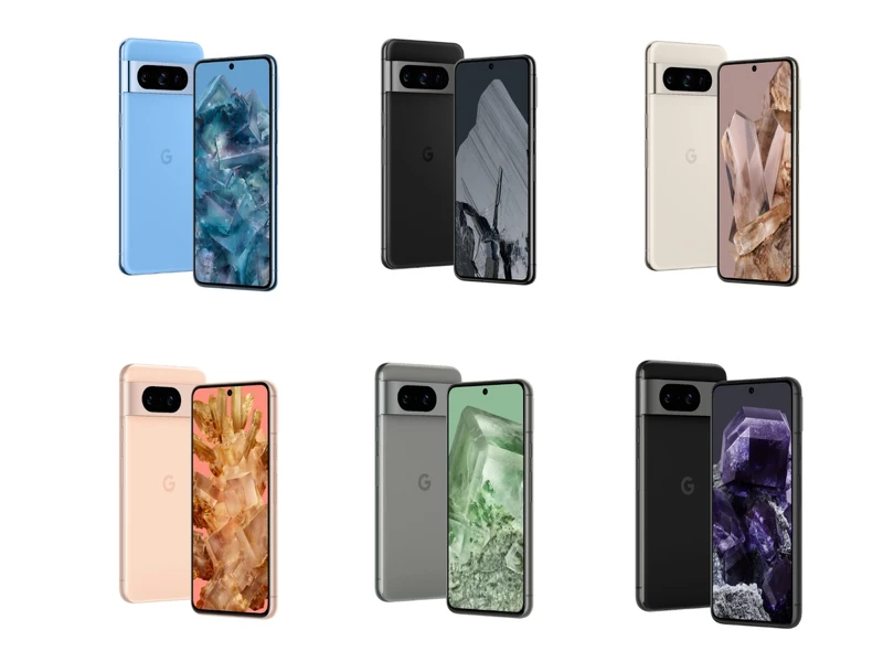 Pixel 8 Pro、Pixel 8手機配色一覽