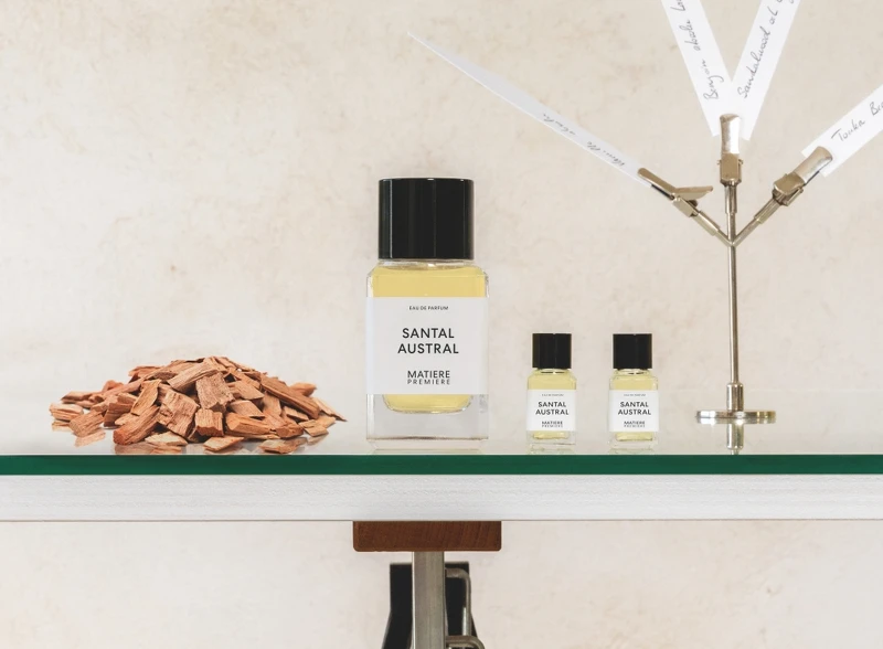 MATIERE PREMIERE Santal Austral原生香檀淡香精6ml，NT1,150、50ml，NT5,200，100ml，NT7,200