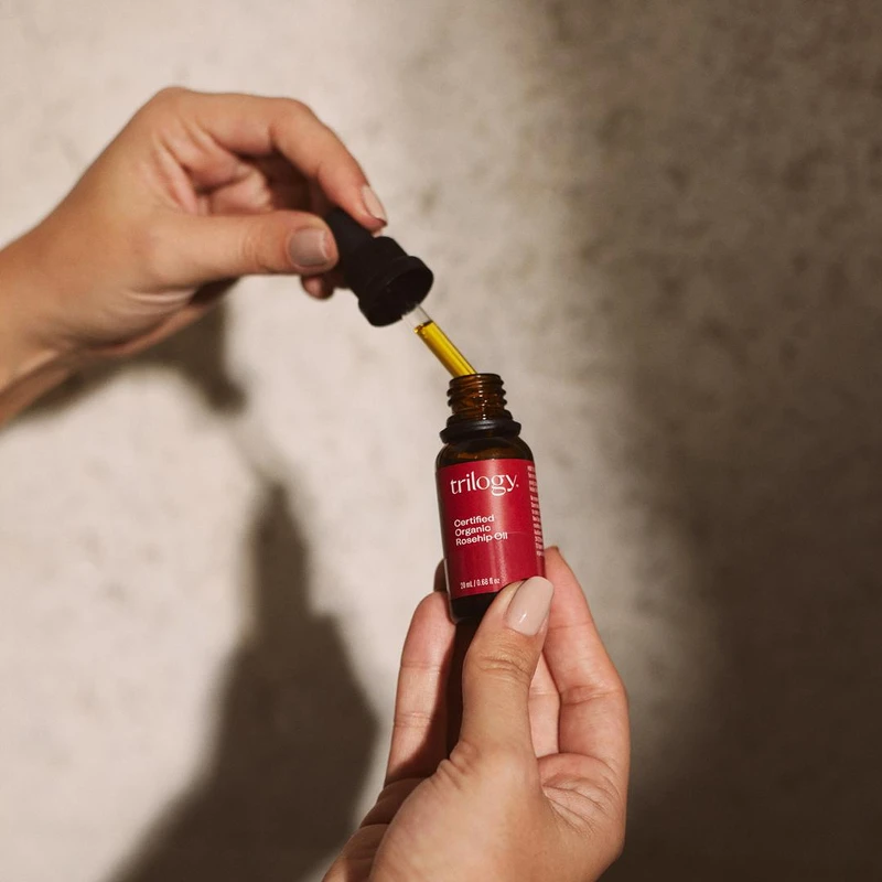 Trilogy有機全效純玫瑰果油有機全效純玫瑰果油20ml，NT850、45ml，NT1,590