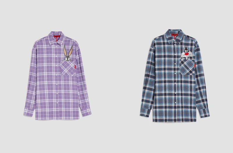 MAX&Co. 法蘭絨格紋襯衫(丁香粉紫) NT$10,000、MAX&Co. 法蘭絨格紋襯衫(Baby Blue) NT$10,000。 MAX&Co. 法蘭絨格紋襯衫(丁香粉紫) NT$10,000、MAX&Co. 法蘭絨格紋襯衫(Baby Blue) NT$10,000。
