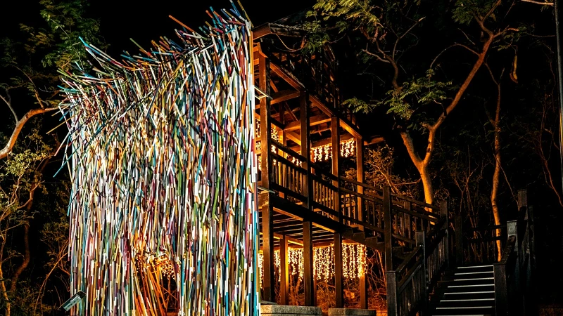 2023屏東四重溪溫泉季燈飾作品:源 2023屏東四重溪溫泉季燈飾作品:源