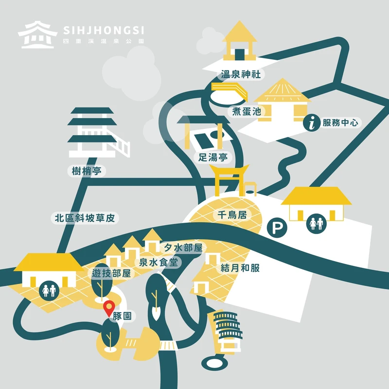 2023屏東四重溪溫泉季地圖 2023屏東四重溪溫泉季地圖