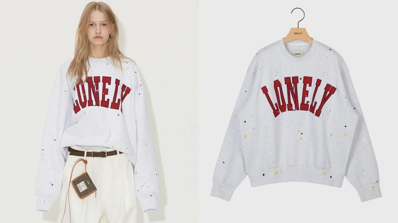 Lonely Lovely 潑漆衛衣 NT.6,400 Lonely Lovely 潑漆衛衣 NT.6,400