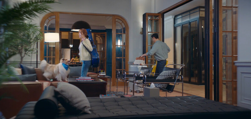 牧羊犬樂得女主人回家，也是一小小暗示結局走向Happy Ending