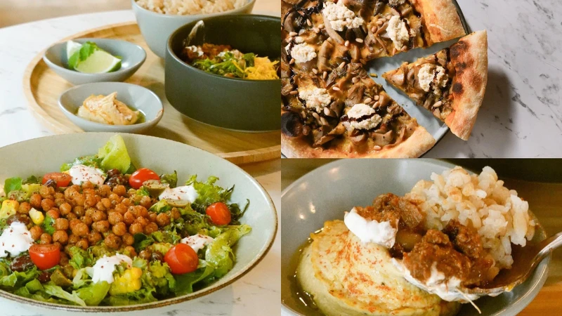 BaganHood 蔬食餐酒館。 BaganHood 蔬食餐酒館。