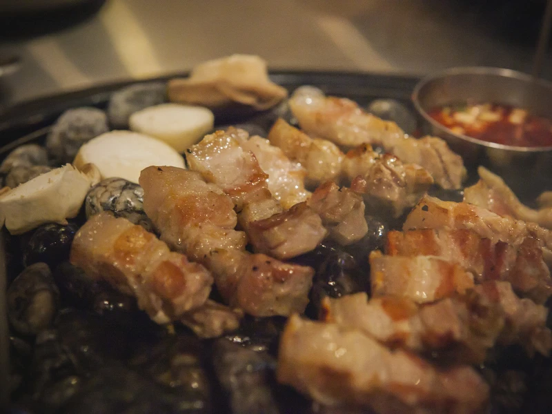 朗豬랑돼지的烤三層肉(翻攝自naver map)。 朗豬랑돼지的烤三層肉(翻攝自naver map)。