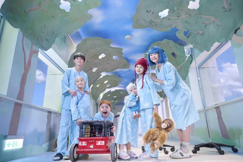 導演魏德聖對於小演員們的表現評價很好，亦非常期待未來的發展。照片左起為演員郭大睿、謝以樂、滕韋煦、黃之諾、鄭又菲、于卉喬。