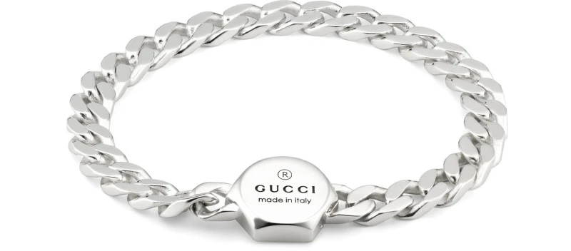 Gucci Trademark 手鍊 NT$16,400。