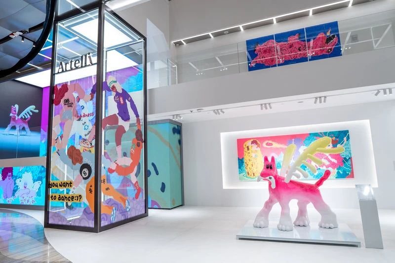 當代藝術家朱晨維首個大型個展 _The Madness Never Ends_ 展覽現場 當代藝術家朱晨維首個大型個展 _The Madness Never Ends_ 展覽現場