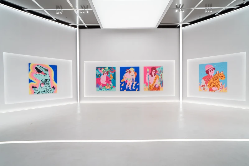 當代藝術家朱晨維首個大型個展 _The Madness Never Ends_ 展覽現場 當代藝術家朱晨維首個大型個展 _The Madness Never Ends_ 展覽現場