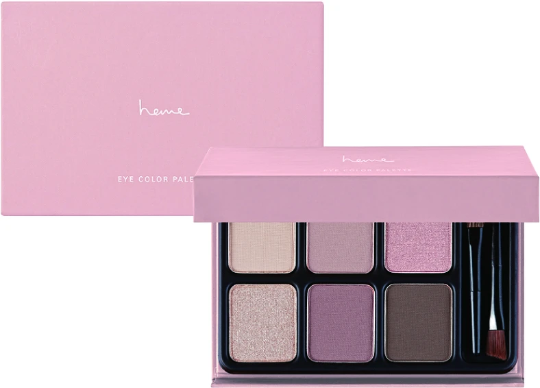 heme六色眼影盤(#雪莓)，NT360