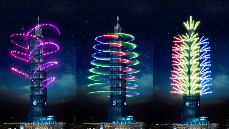2024台北101跨年煙火秀模擬圖 2024台北101跨年煙火秀模擬圖