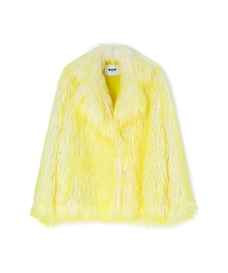 MSGM_黃色皮草外套,NT73,800 MSGM_黃色皮草外套,NT73,800