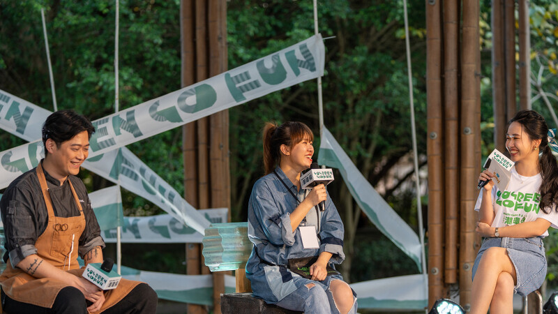 小小樹食行政主廚徐兆麟(左1)無肉市集創辦人張芷睿(左2) 小小樹食行政主廚徐兆麟(左1)無肉市集創辦人張芷睿(左2)