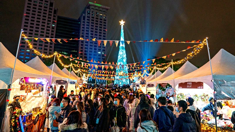 圖為2022年「德國耶誕派對」現場