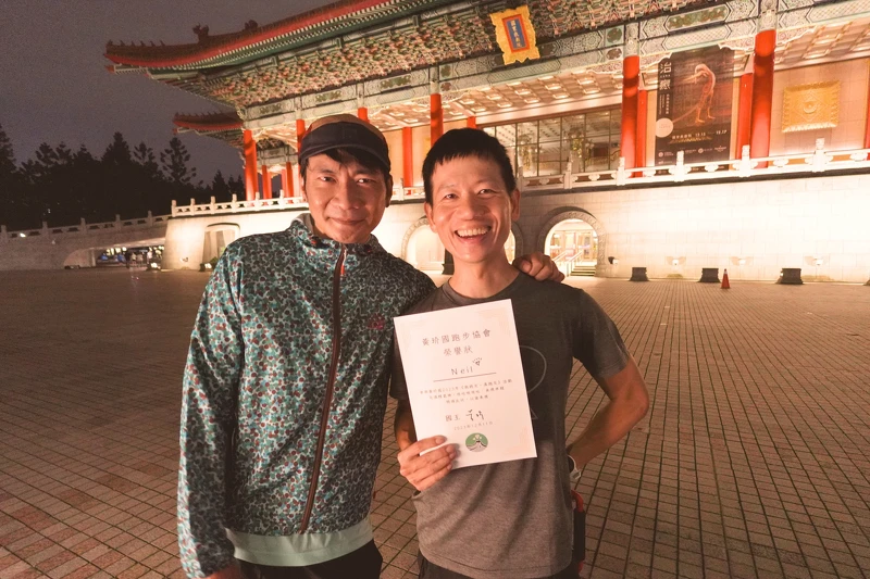 黃玠特別邀請IR Sports跑創運動的專業教練協助指導練跑活動