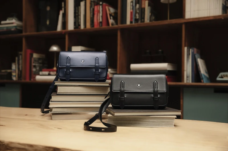 MONTBLANC 大師傑作系列信差包,NT38,200 / 勃根地紅新色 NT41,900。 MONTBLANC 大師傑作系列信差包,NT38,200 / 勃根地紅新色 NT41,900。