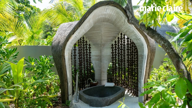 JOALI Being海灘別墅露天泡澡浴缸