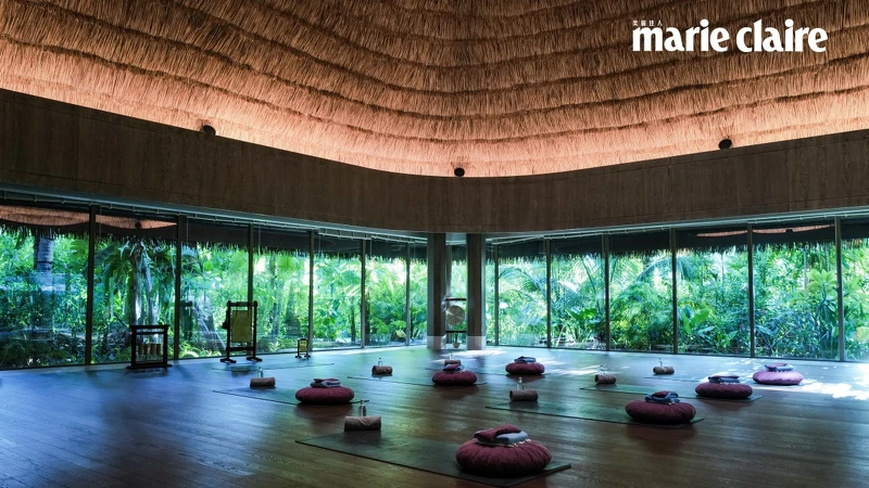 這裡還有馬爾地夫最大的健身房空間CORE,此為瑜珈教室 這裡還有馬爾地夫最大的健身房空間CORE,此為瑜珈教室