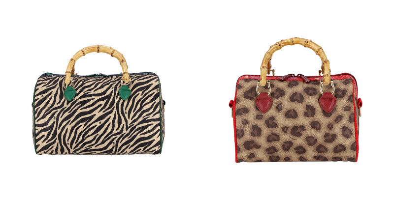 迷幻斑馬紋大型波士頓竹節包NT$9,500、心魅豹紋小型波士頓竹節包NT$8,000 迷幻斑馬紋大型波士頓竹節包NT$9,500、心魅豹紋小型波士頓竹節包NT$8,000