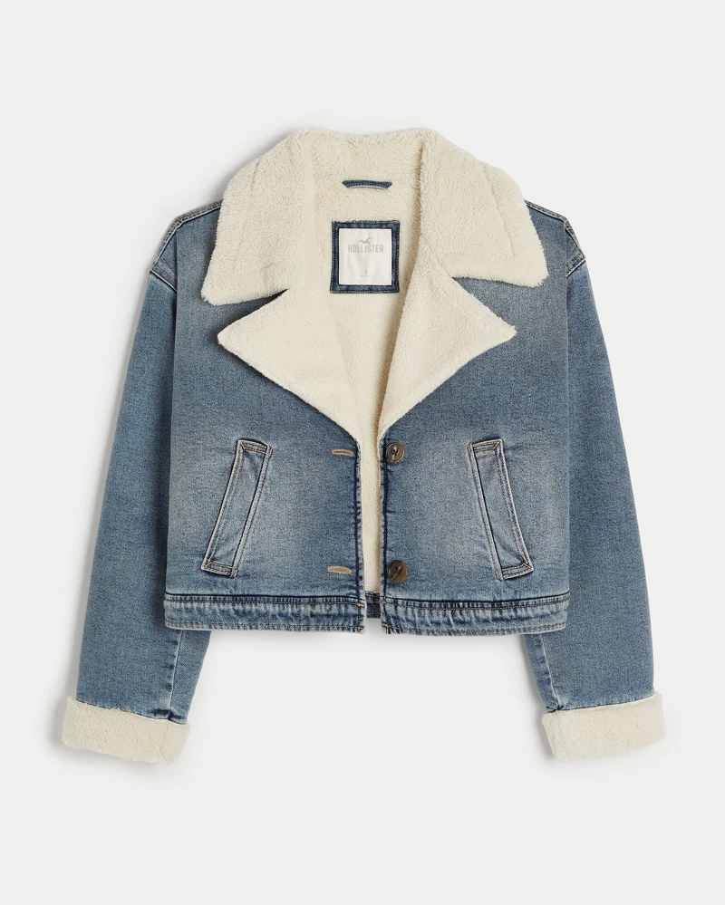 Hollister 丹寧機車外套NT$3,690。