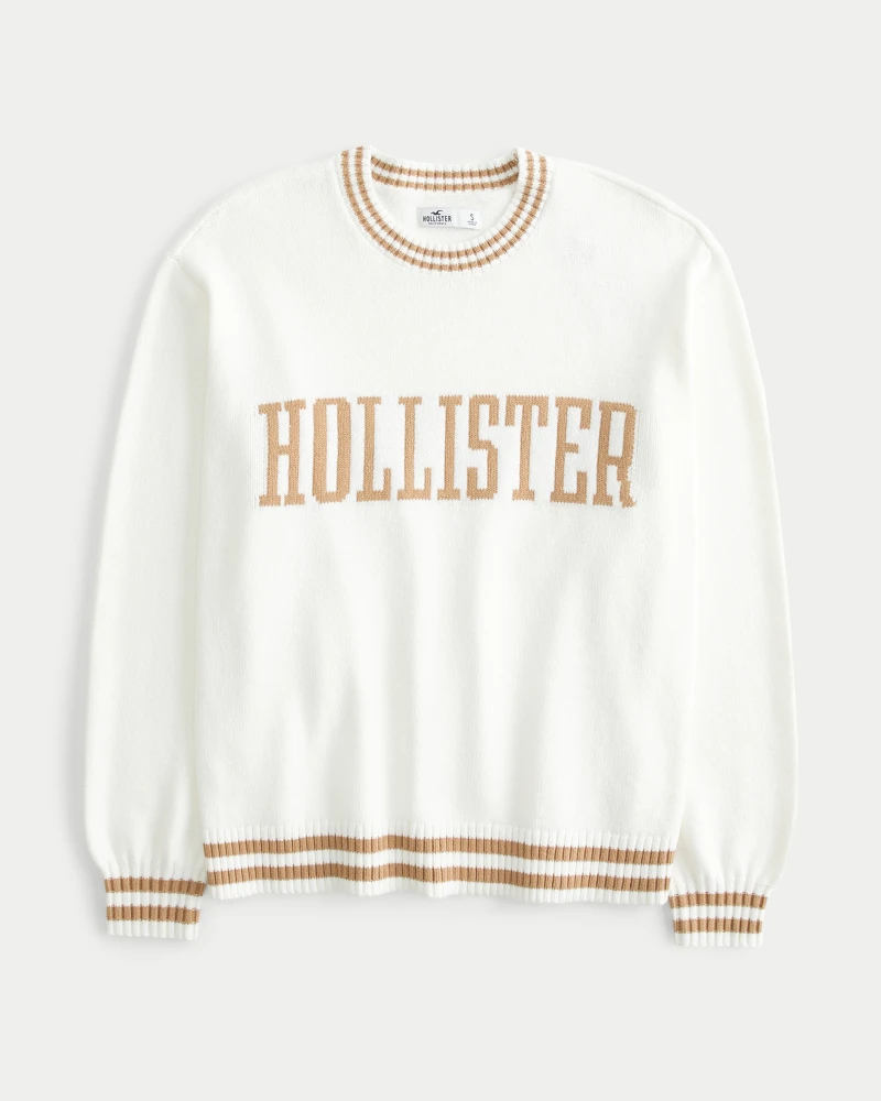 Hollister白色Logo毛衣NT$1,790。