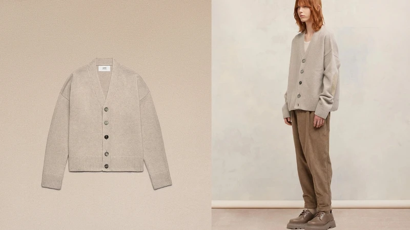 Wool Cashmere Cardigan，約NT12,500。