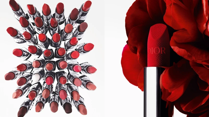 2024年Dior迪奧藍星唇膏情境圖。
