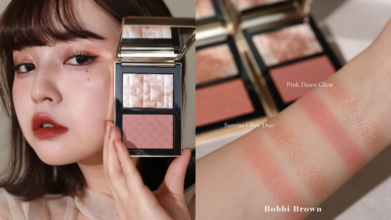 Bobbi Brown幸運光采雙色頰彩盤(共2款)，NT2,200(Photo/IG @mei_4524)。