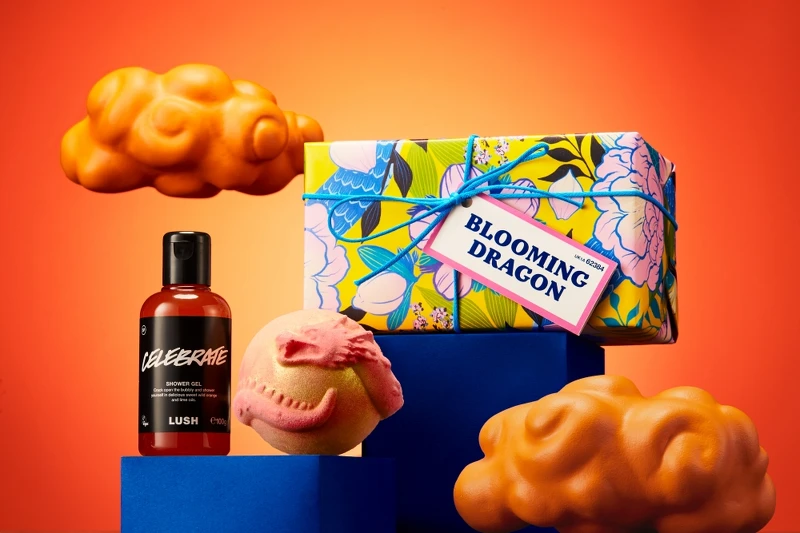 LUSH龍騰花開禮盒，NT950